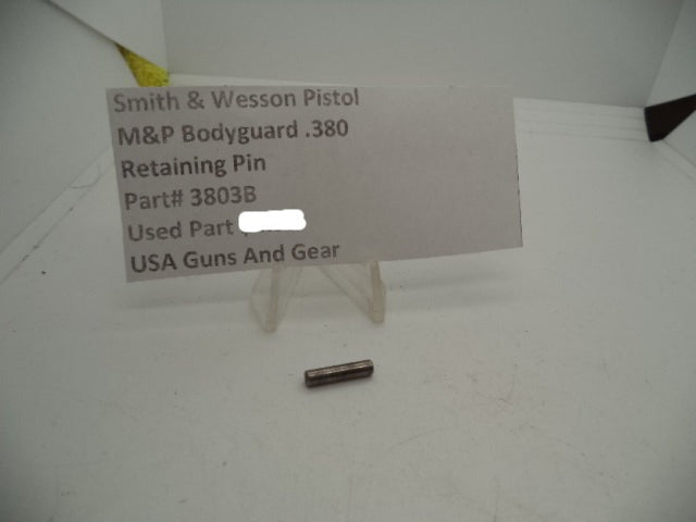 Smith & Wesson Pistol M&P Bodyguard .380 Retaining Pin Used Part 3803B