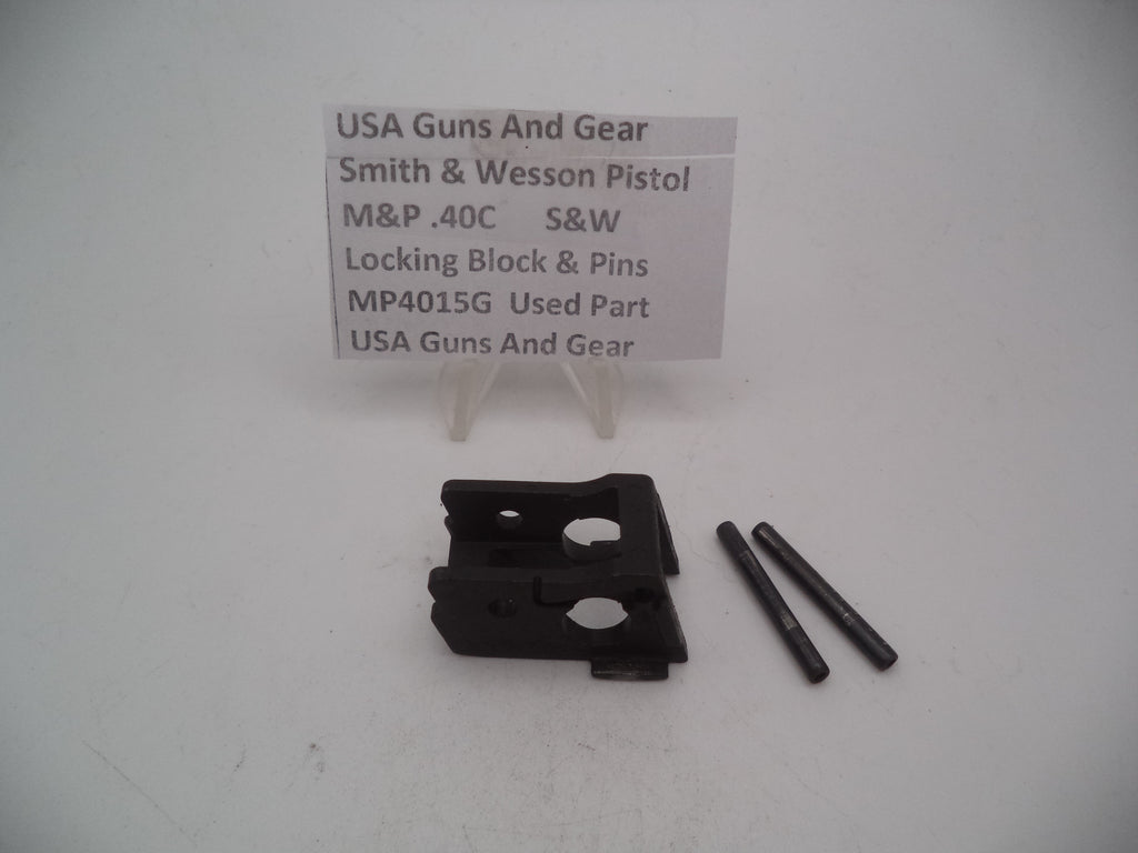 MP4015G Smith & Wesson Pistol M&P Locking Block w/Pins Used Part .40C S&W