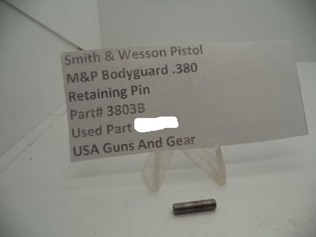 Smith & Wesson Pistol M&P Bodyguard .380 Retaining Pin Used Part 3803B