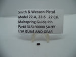 315190000 Smith & Wesson Pistol 22-A 22-S Mainspring Guide Pin New