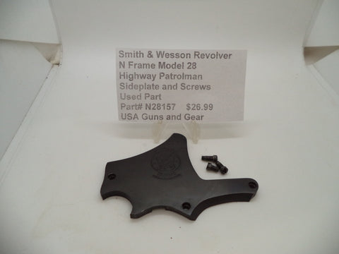 N28157 Smith & Wesson N Frame Model 28 Sideplate & Screws Blue .357 Magnum