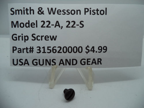 315620000 Smith & Wesson Pistol Model 22-A, 22-S Grip Screw