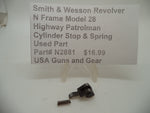 N2881 Smith & Wesson N Frame Model 28 Cylinder Stop & Spring .357 Magnum
