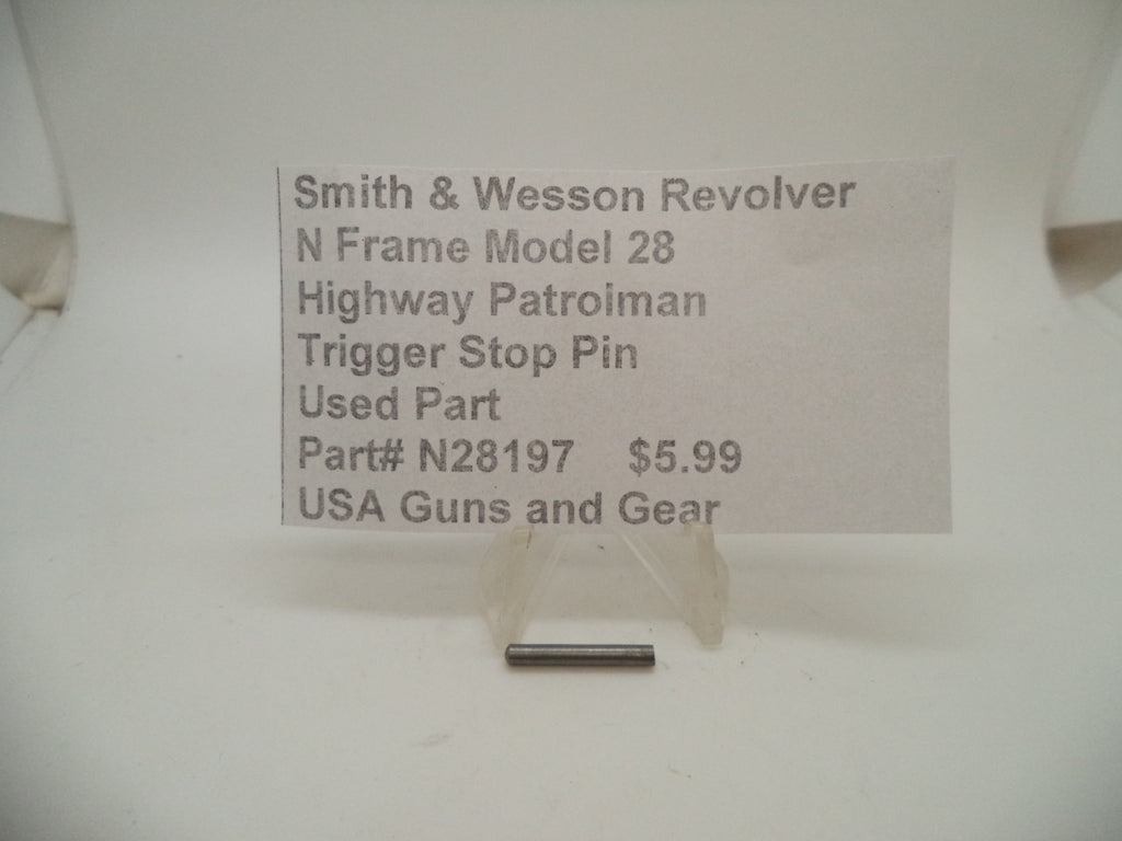 N28197 Smith & Wesson N Frame Model 28 Trigger Stop Pin .357 Magnum