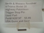 N28197 Smith & Wesson N Frame Model 28 Trigger Stop Pin .357 Magnum