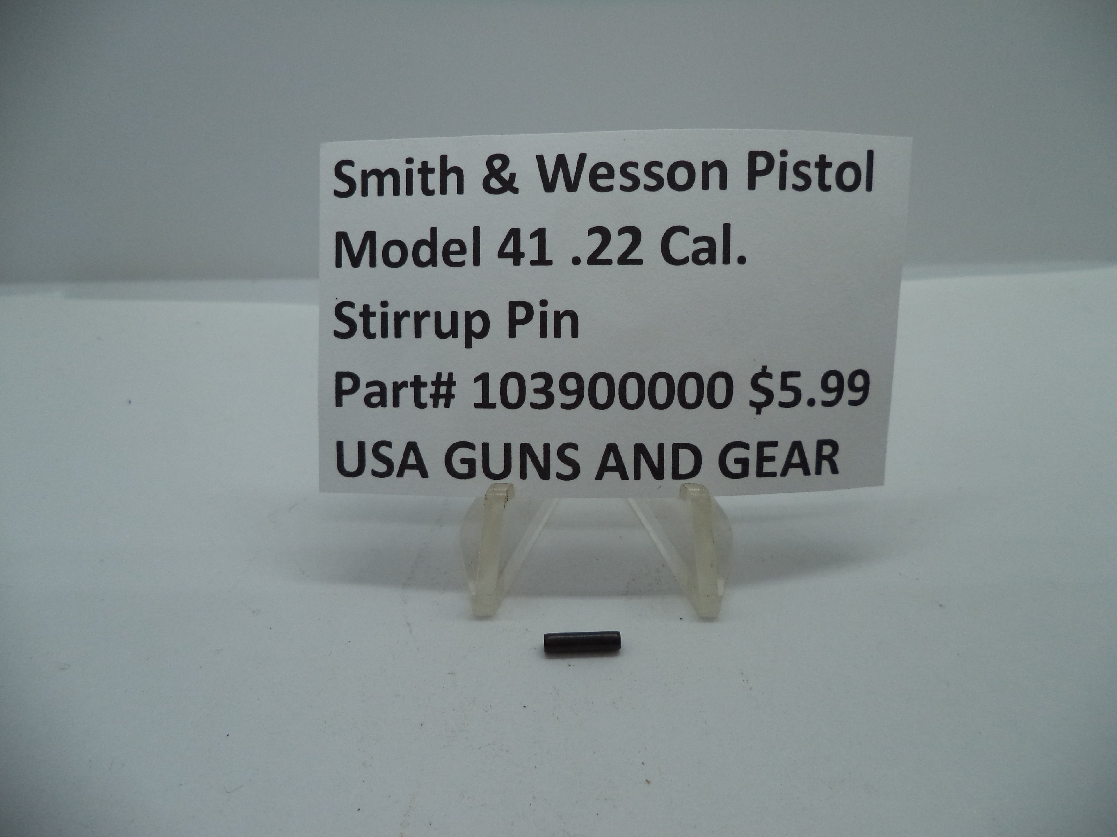 S&W Pistol Model 41 Stirrup Pin .22 Caliber 103900000