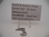 457D Smith & Wesson Pistol Model 457 Release Lever Used Part 45 Auto