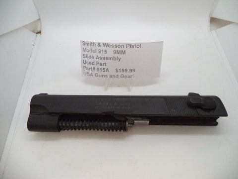 915A Smith & Wesson Pistol Model 915 9MM Slide Assembly Used Part