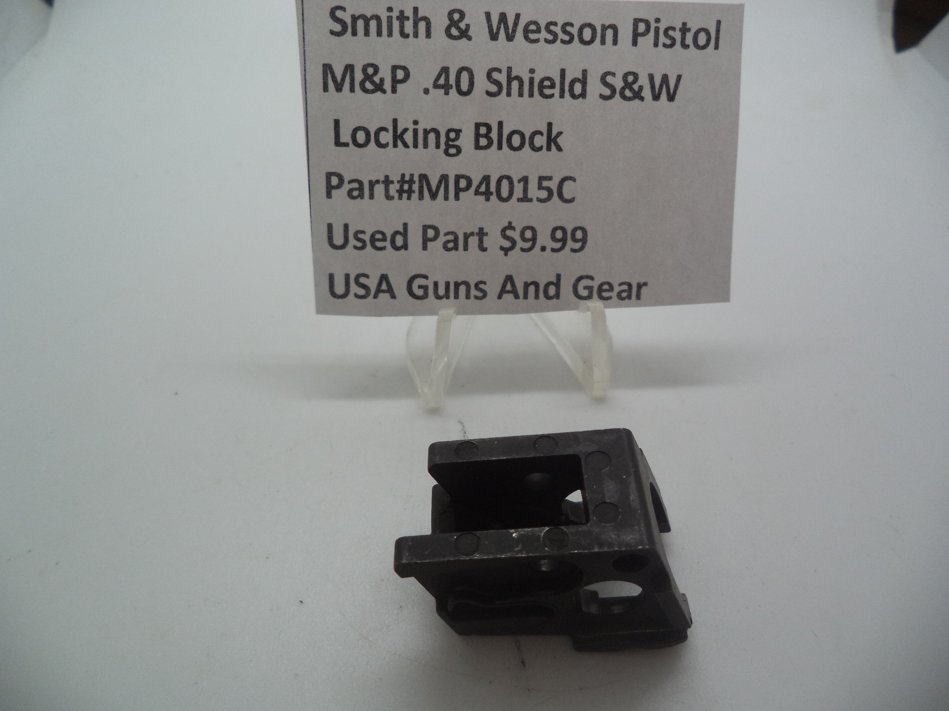 Smith & Wesson M&P 40 Shield Locking Block .40 S&W Used Part MP4015C