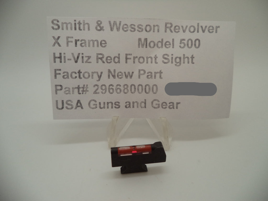 Smith & Wesson X Frame Model 500 Hi-Viz Red Front Sight - .311" Height - 296680000