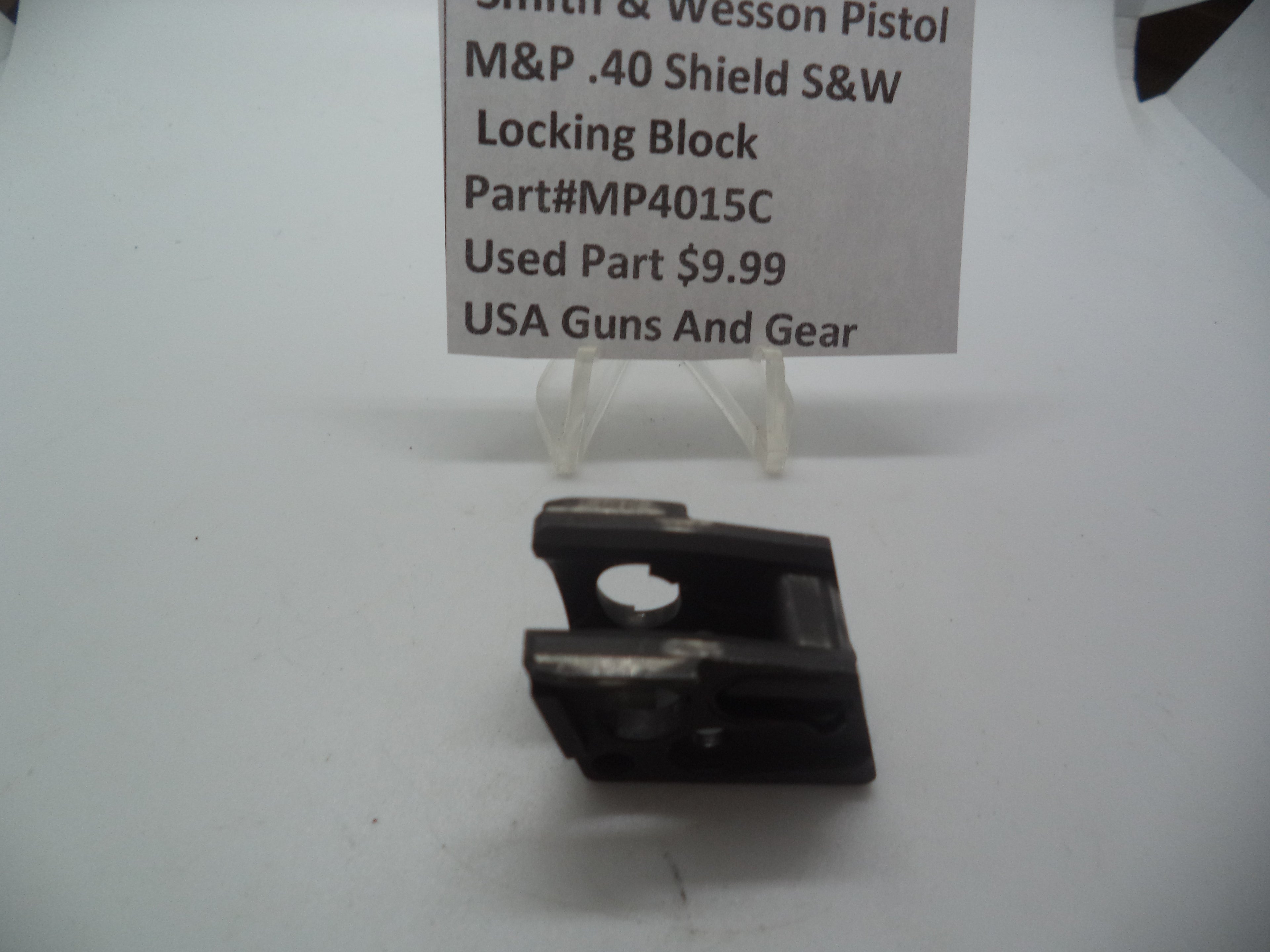 Smith & Wesson M&P 40 Shield Locking Block .40 S&W Used Part MP4015C