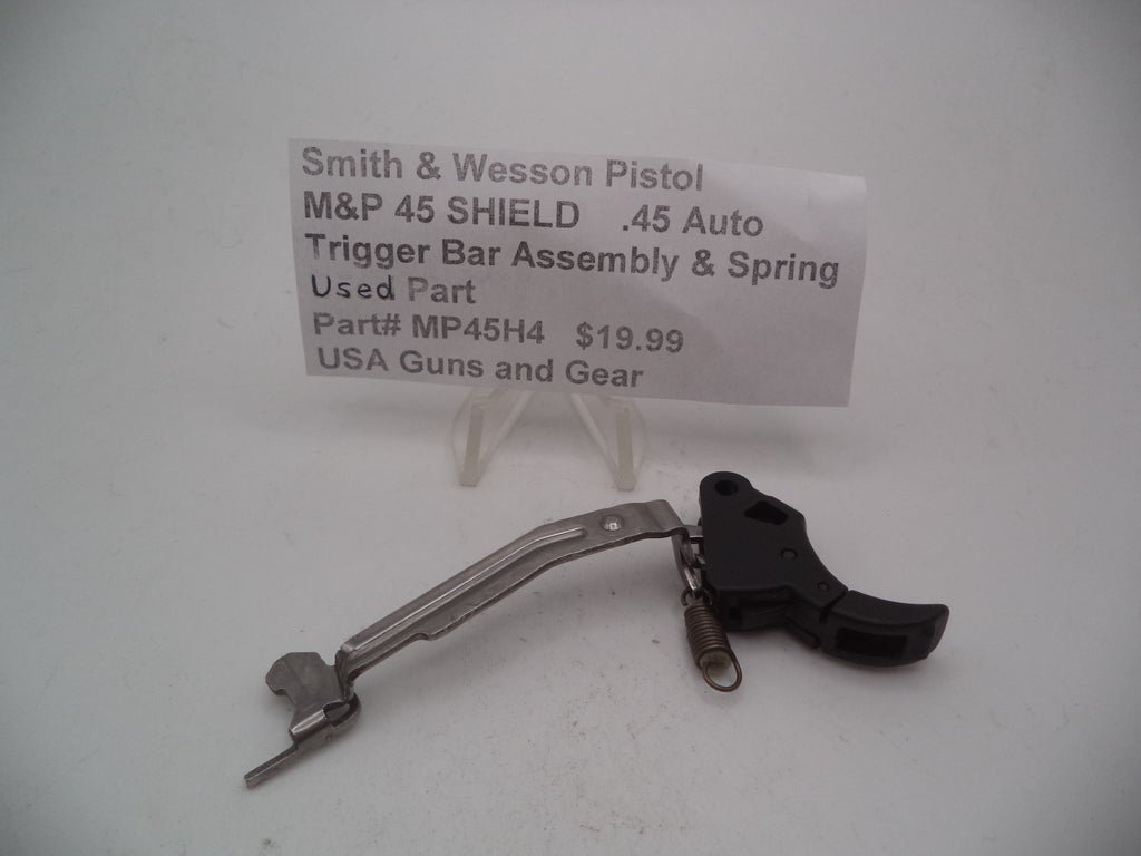 MP45H Smith & Wesson Pistol M&P 45 STrigger Bar Assembly & Spring Used Part