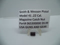 Smith & Wesson Pistol Model 41 .22 LR Magazine Catch Nut 065300000