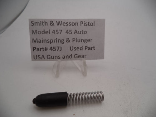 457J Smith & Wesson Pistol Model 457 Mainspring & Plunger Used Part 45 Auto
