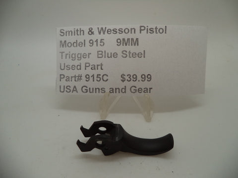 915C Smith & Wesson Pistol Model 915 9MM Trigger Blue Steel Used Part