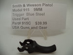 915C Smith & Wesson Pistol Model 915 9MM Trigger Blue Steel Used Part