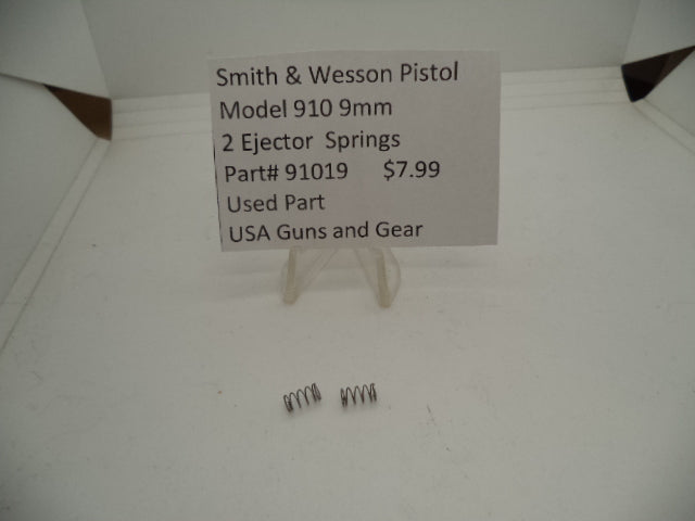 S&W Model 910 Ejector Springs (2) 91019 - 9mm Used Part