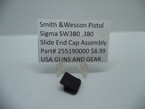 255190000 Smith & Wesson Pistol Model SWW380 Slide End Cap Assembly New