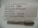 915G Smith & Wesson Pistol Model 915 9MM Mainspring & Plunger Used Part