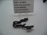 MP4505 Smith & Wesson Pistol M&P 45 Slide Stop Assembly Used Part .45 S&W