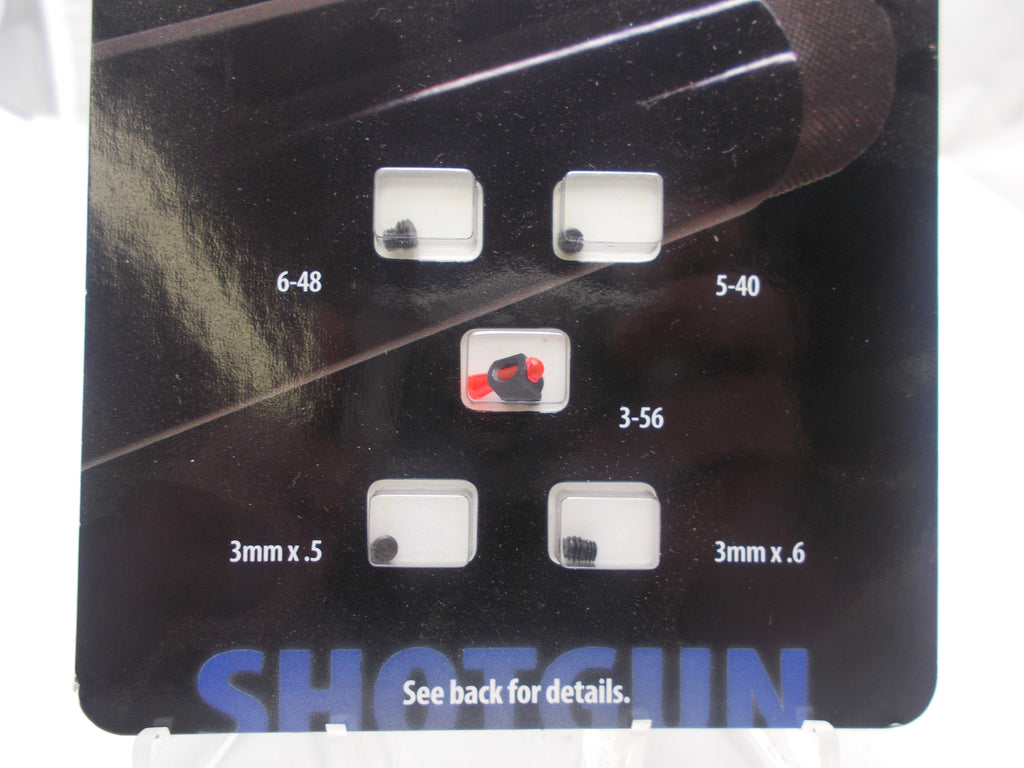 HiViz Spark II Front Sight - Red Fiber Optic Bead Replacement for Ribbed Shotguns (Remington, Mossberg)