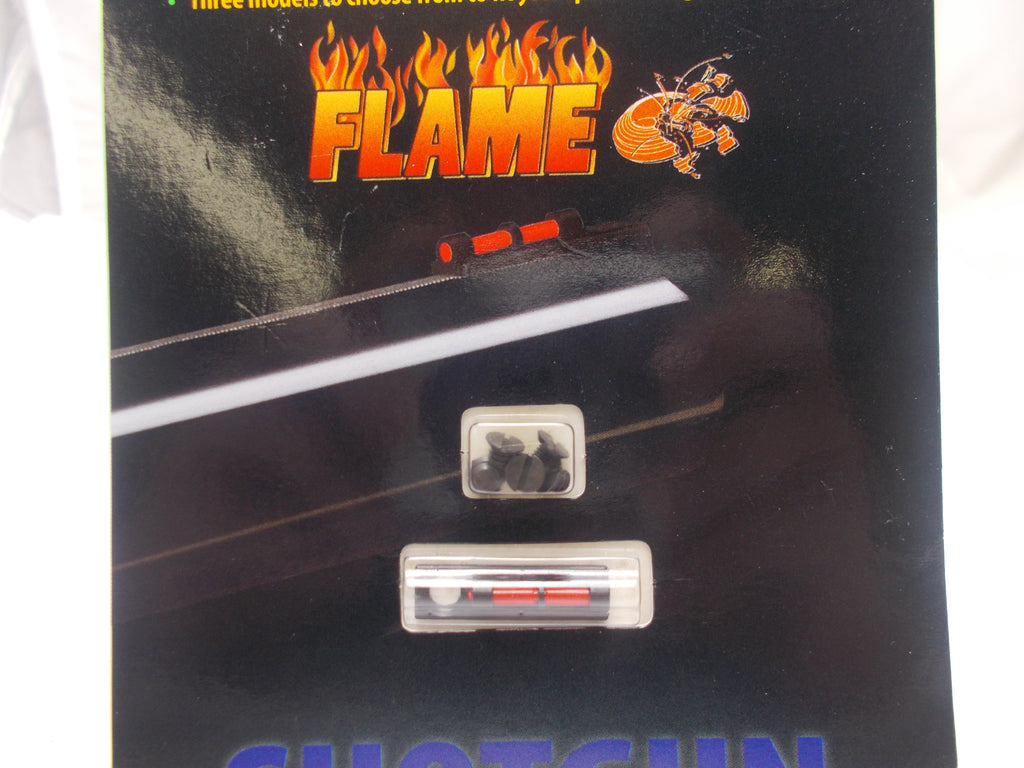 HiViz Flame Front Sight - Red Fiber Optic Bead Replacement for Ribbed Shotguns - Part FL2005-R