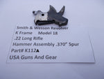 K112A Smith and Wesson K Frame Model 18  Hammer Assembly .370" Spur Used