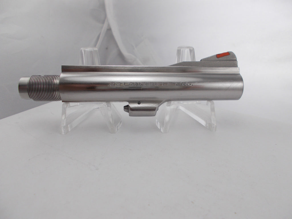 J789 Smith & Wesson Used J Frame Model 63 S.S. 4" Red Ramp Pinned Barrel