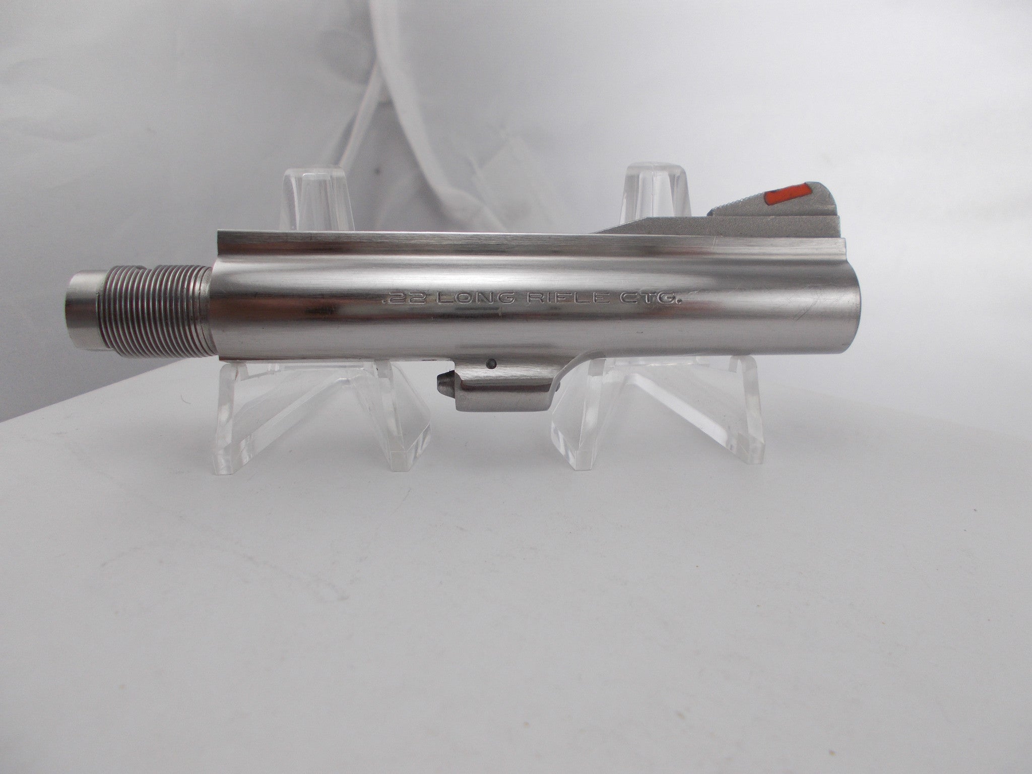 J789 Smith & Wesson Used J Frame Model 63 S.S. 4" Red Ramp Pinned Barrel