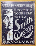 MS007 Smith & Wesson Memorabilia Wall Decor Sign