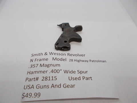 28115 Smith & Wesson N Frame Model 27 Revolver .400" Hammer Used Part