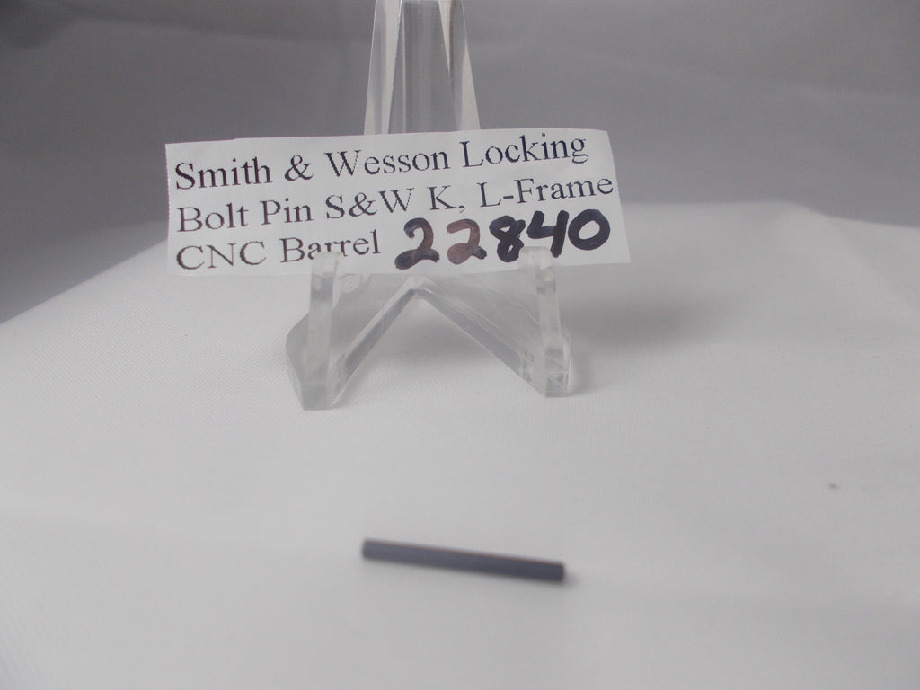 228400000 Smith & Wesson K & L Frame CNC Barrel Locking Bolt Pin