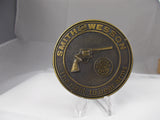 SW001 Smith & Wesson Vintage 1970's "The Right To Bear Arms" Belt Buckle