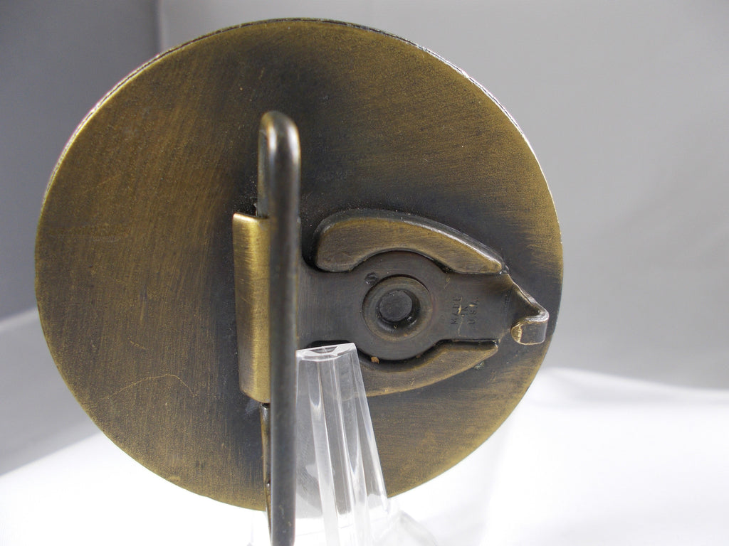 SW001 Smith & Wesson Vintage 1970's "The Right To Bear Arms" Belt Buckle