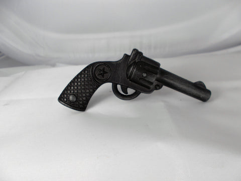 HL005 Black Pewter Revolver Pistol Knob Handle