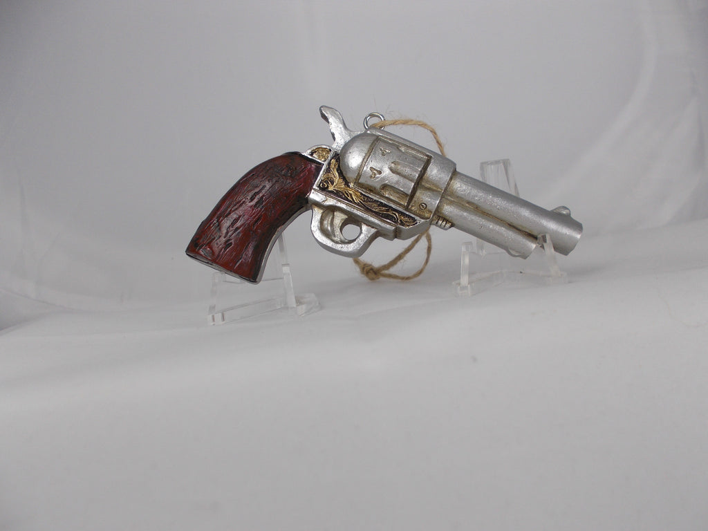 HL014 Resin Cowboy Pistol Ornament