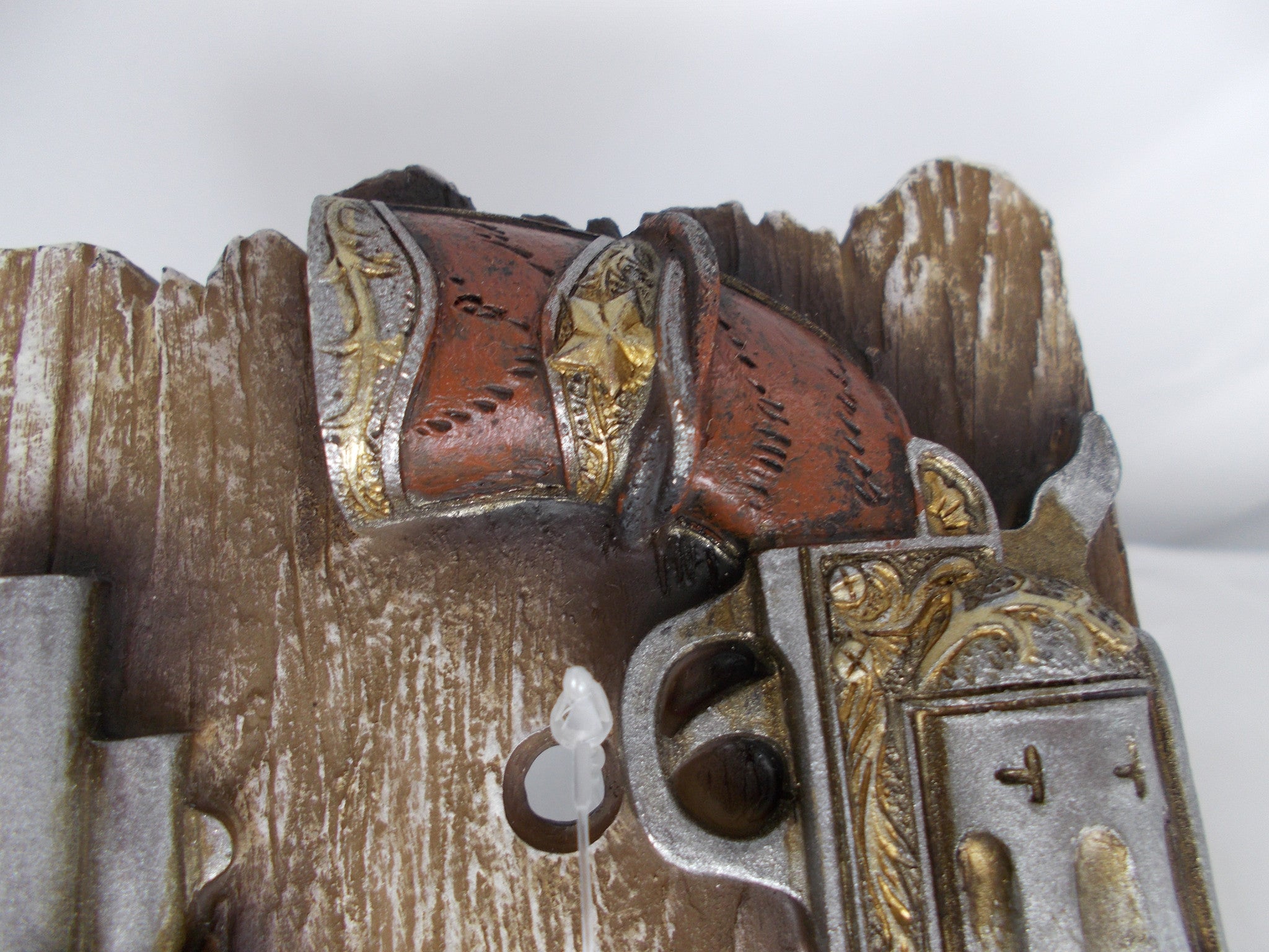 HL024 Western Pistol Resin Single Switch Plate