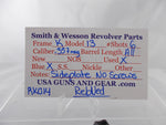 RK014 Smith & Wesson Used K Frame Model 13 .357Mag Blue Side Plate No Screws