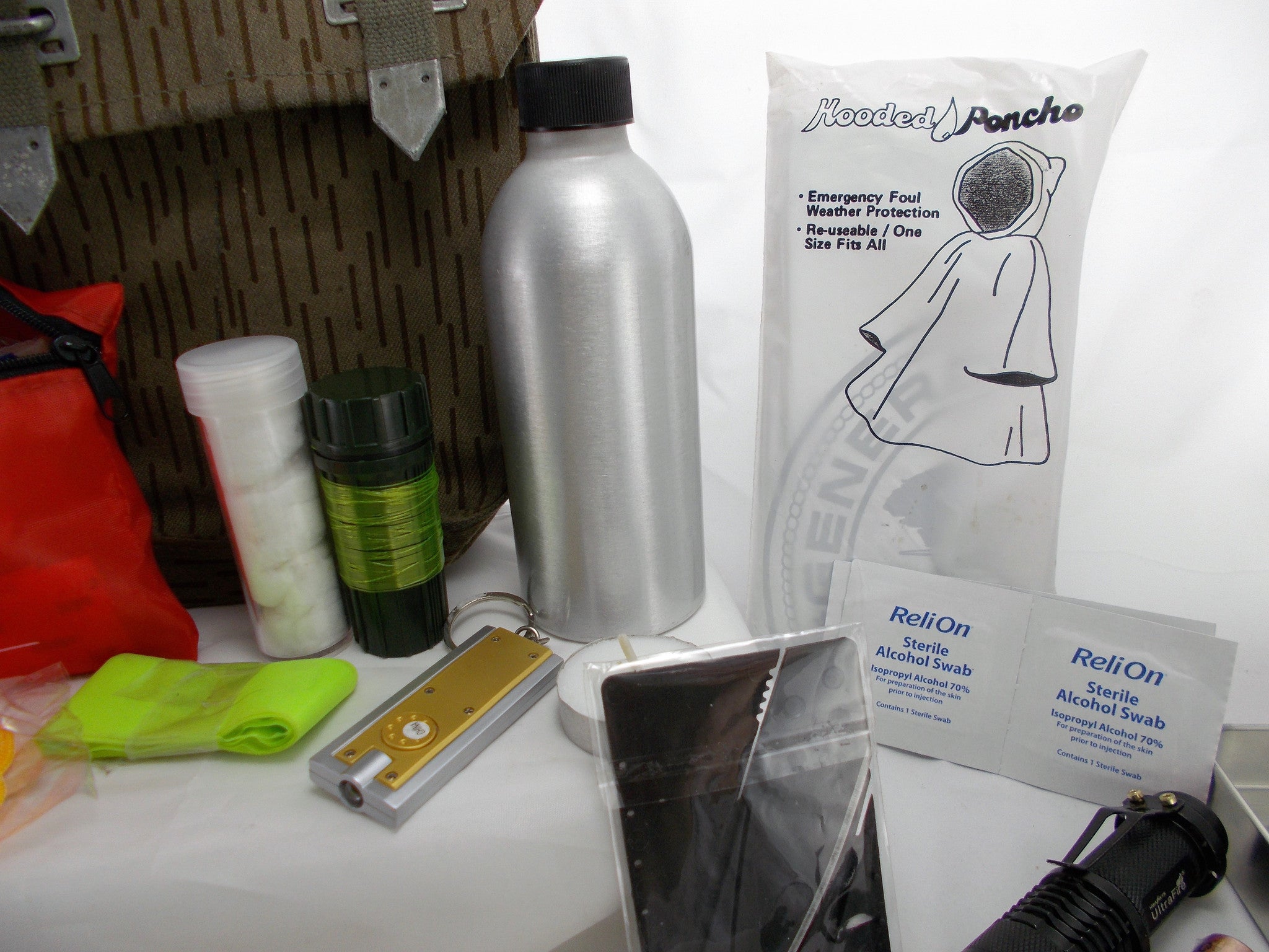 SV2 Mac Daddy Emergency Survival Kit With Pouch 43+Items