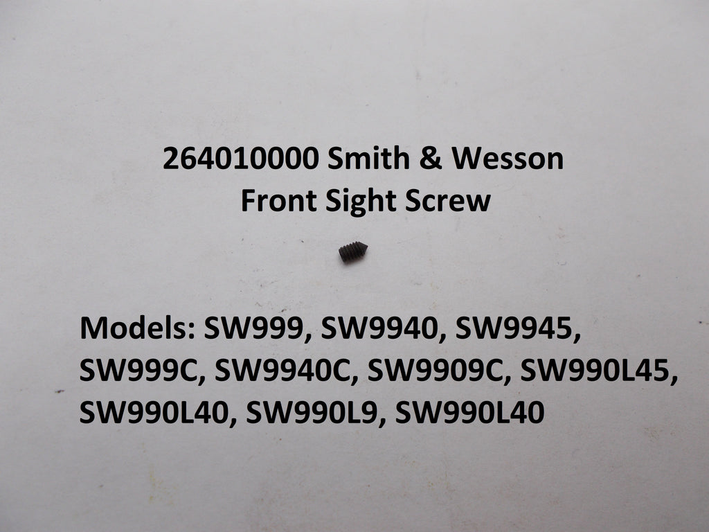 Smith & Wesson Sigma Front Sight Screw SW999 SW9940 SW9945 SW990L New 264010000