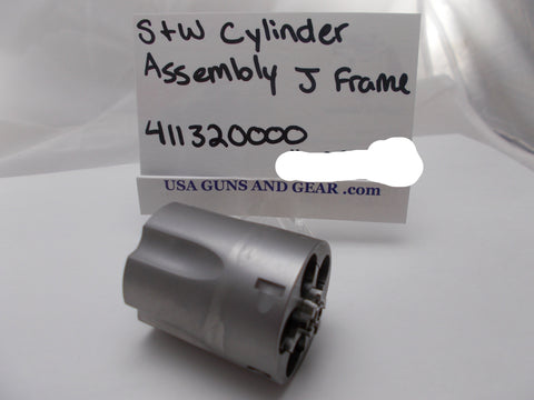 411320000 Smith & Wesson  J-Frame Factory NEW .38 SPL +P Cylinder W/Extractor S.S.