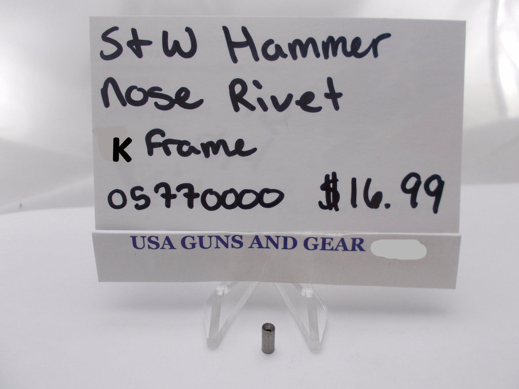 USA Guns And Gear - USA Guns And Gear Hammer Nose Rivet - Gun Parts Smith & Wesson - Smith & Wesson