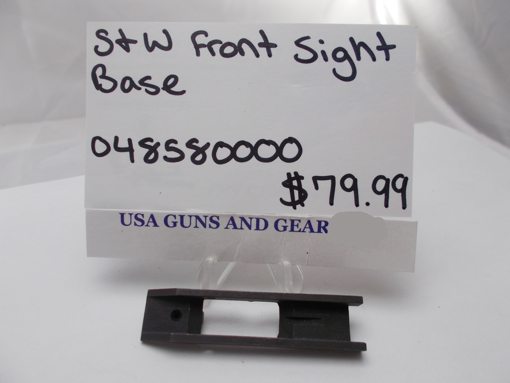 Smith & Wesson L/N Frame Front Sight Base - Models 586/686/29-3 - Factory New Part 048580000