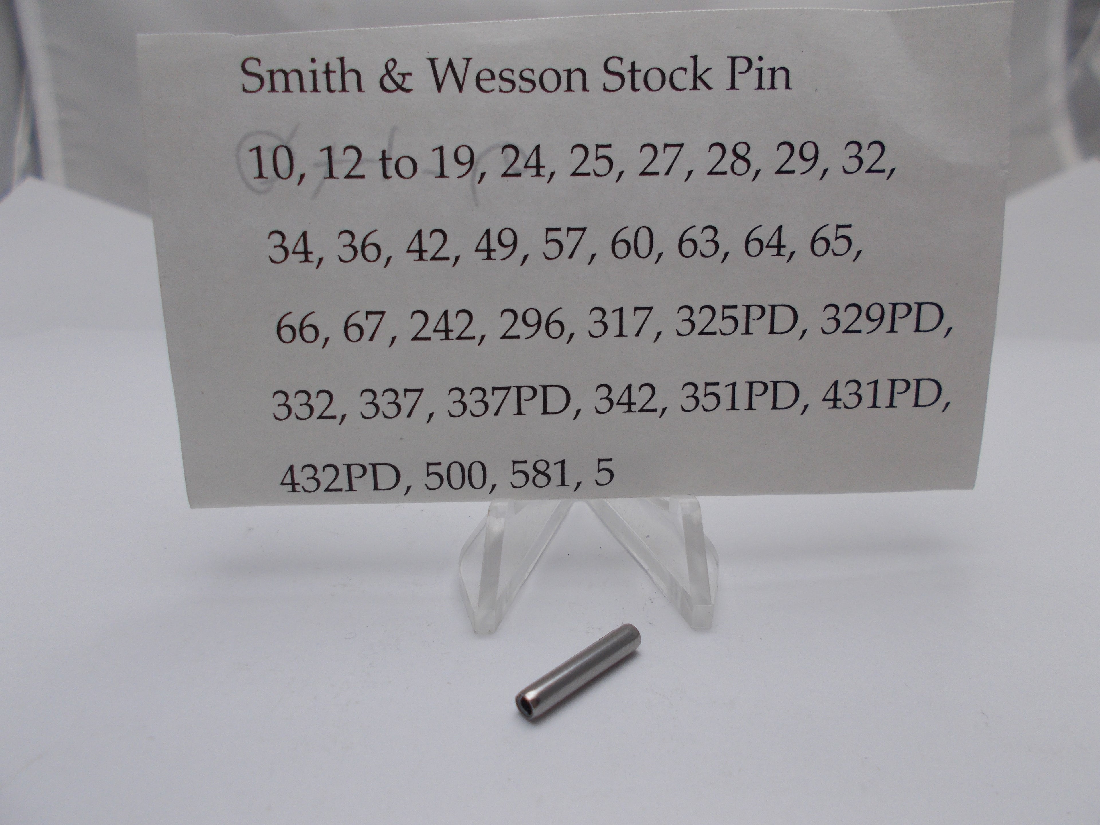 USA Guns And Gear - USA Guns And Gear Stock Pin - Gun Parts Smith & Wesson - Smith & Wesson