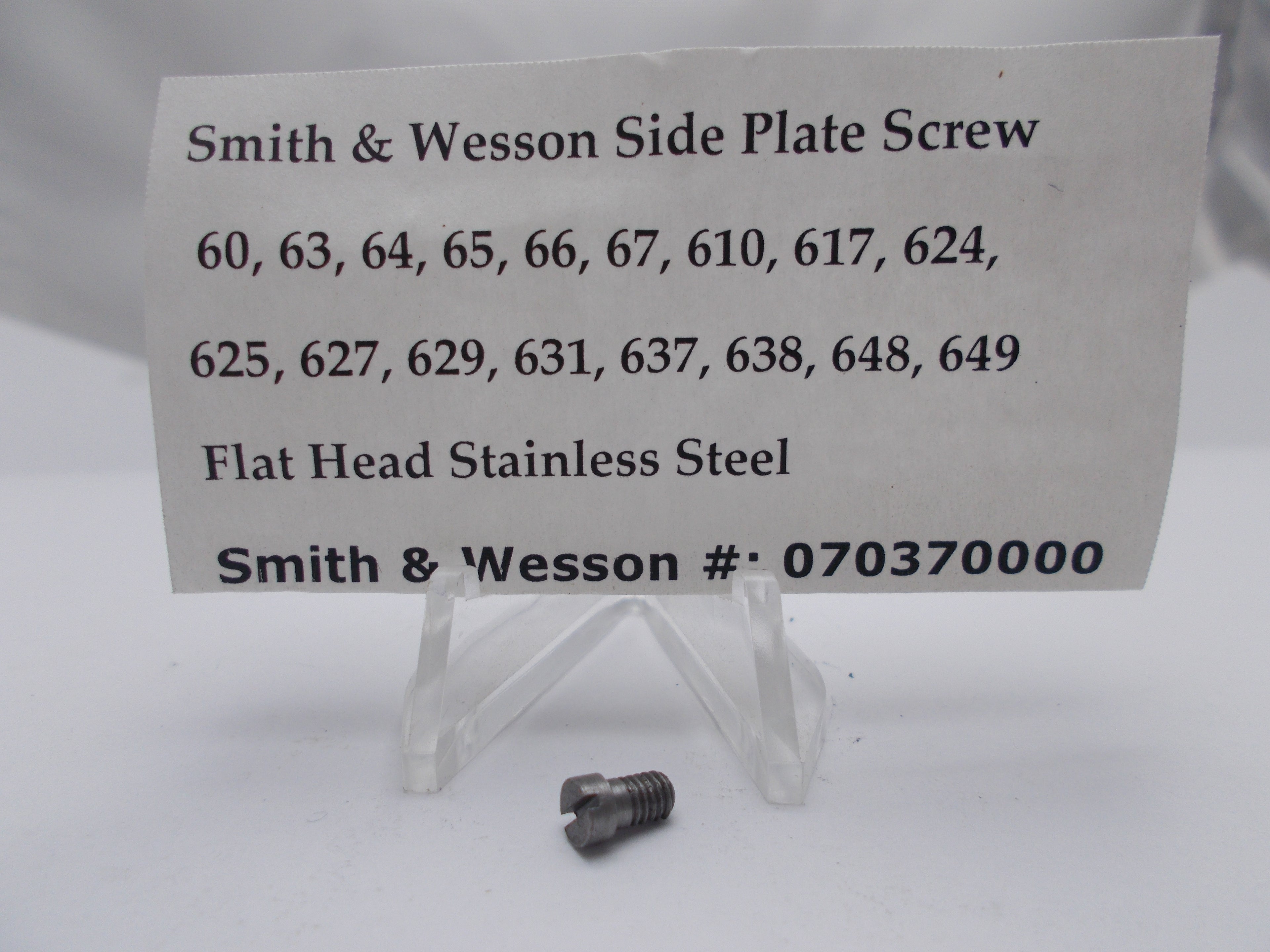 USA Guns And Gear - USA Guns And Gear Sideplate Screw - Gun Parts Smith & Wesson - Smith & Wesson