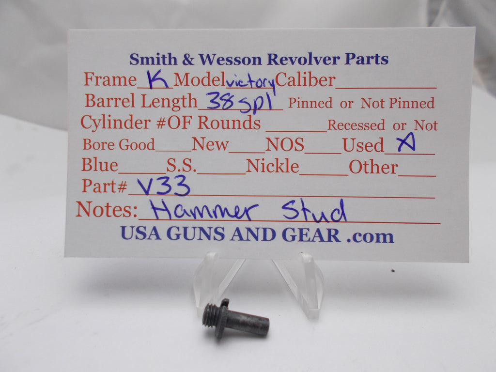 Smith & Wesson K Frame Victory Model Hammer Stud NOS 38 Spl V33