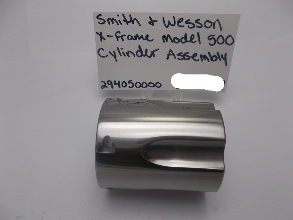 Smith & Wesson Model 500 X Frame Cylinder Assembly - Stainless Steel | OEM Part 294050000