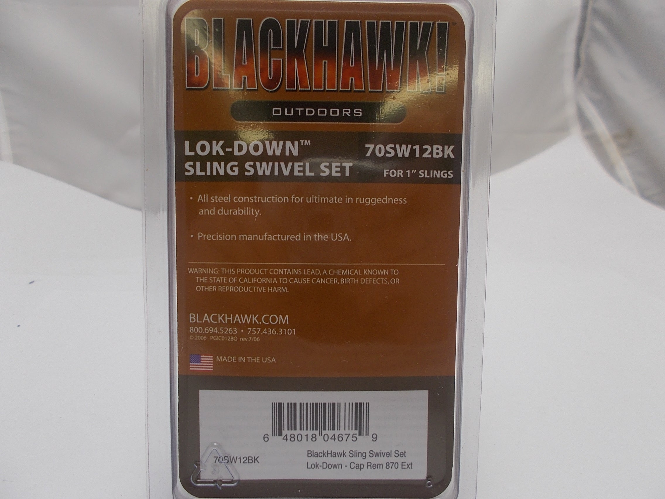 USA Guns And Gear - USA Guns And Gear Lok-Down Ling Swivel Set - Gun Parts BlackHawk - Smith & Wesson