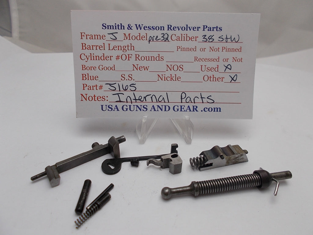 J165 Smith & Wesson J Frame Model Pre 32 Revolver Internal Parts Used .38 S&W