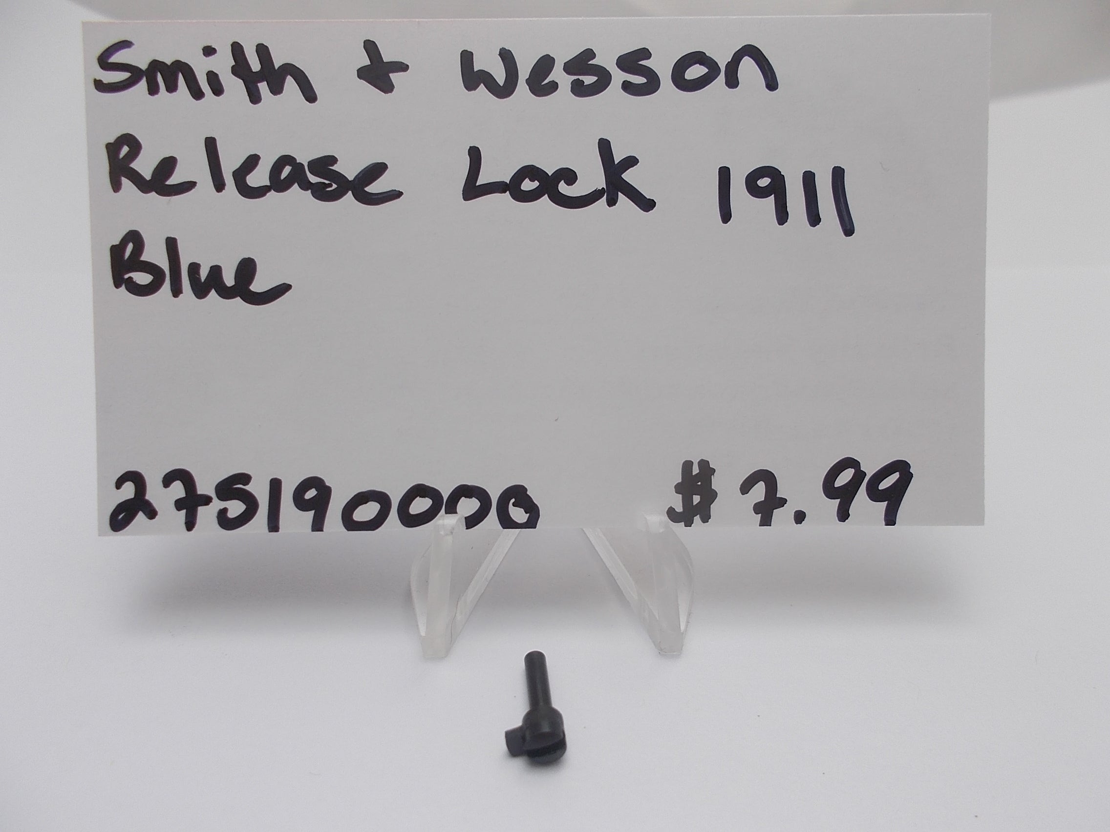 275190000 Smith & Wesson Release Lock 1911 Blue